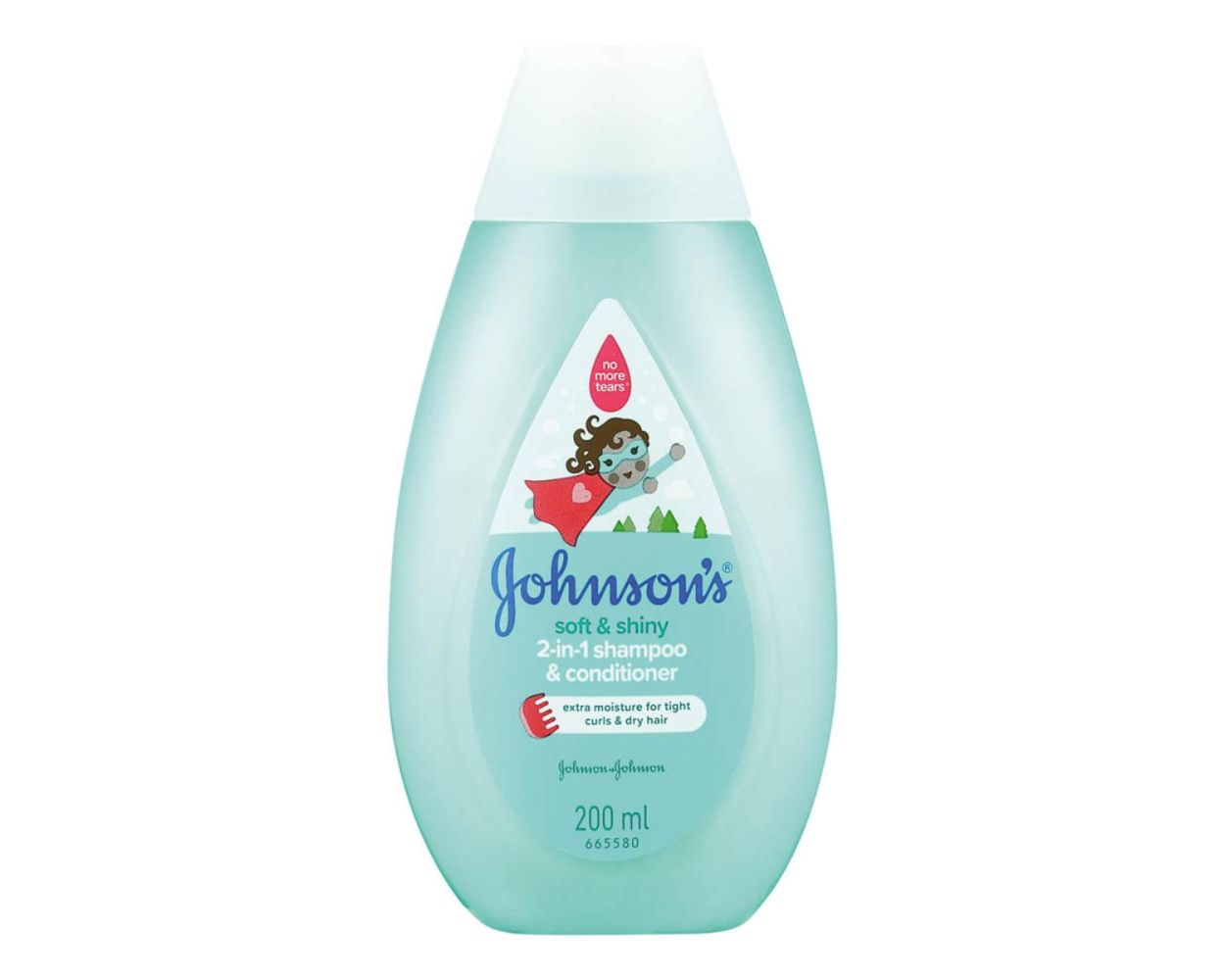 Johnson Soft and Shiny 2 in 1 Shampoo and Conditioner 200ml