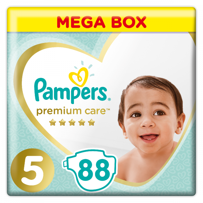 Pampers premium care diapers size 5