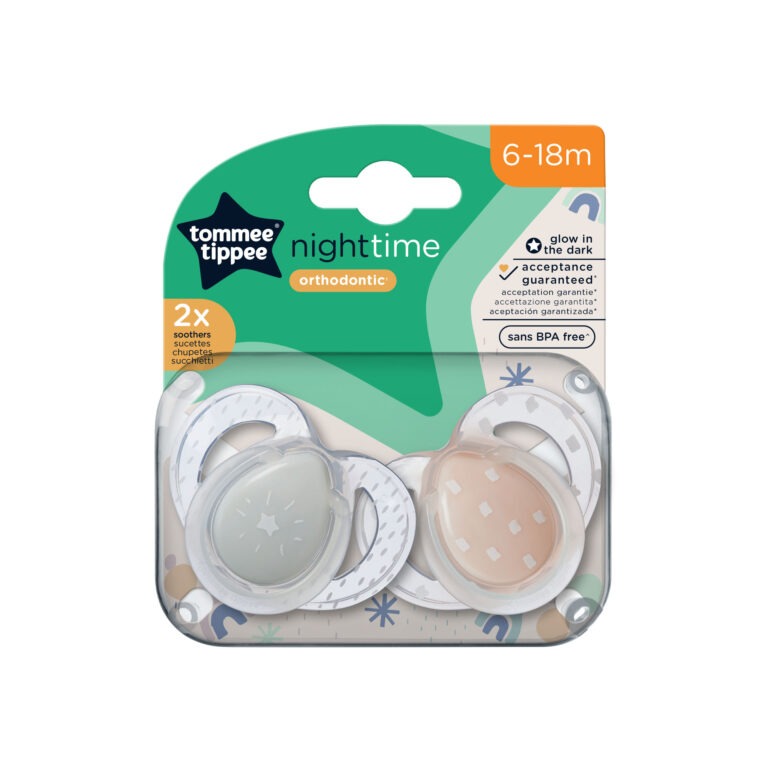 Tommee tippee night time orthodontic teat 18-36m