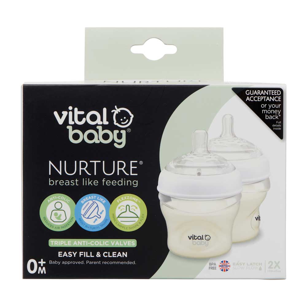 Vital babyTripple anti-colic valves easy latch 2(150ml)