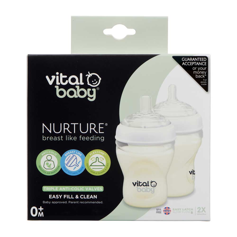 Vital baby Tripple anti-colic valves easy latch 2(240ml)