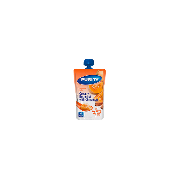 Purity pouch 110ml creamy butternut with cinnamon