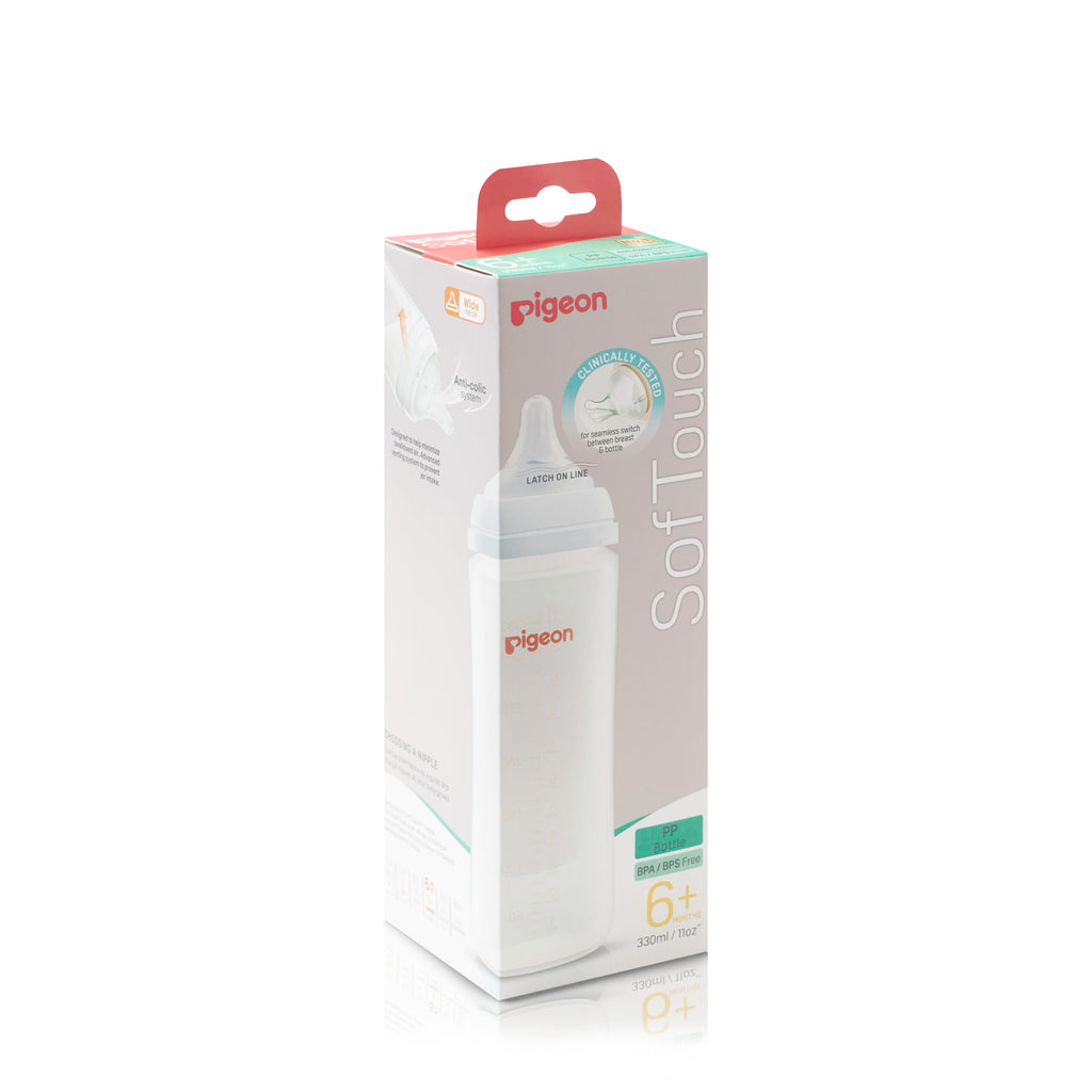 Pigeon Soft touch bottle 330ml 6mt