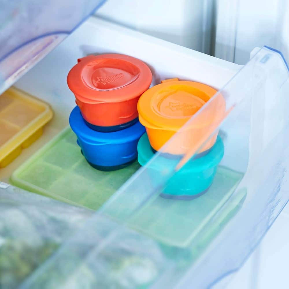 Tomme tippee pop up freezer pots & tray