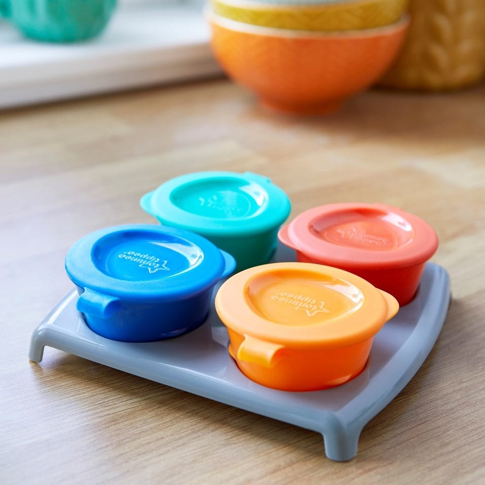 Tomme tippee pop up freezer pots & tray