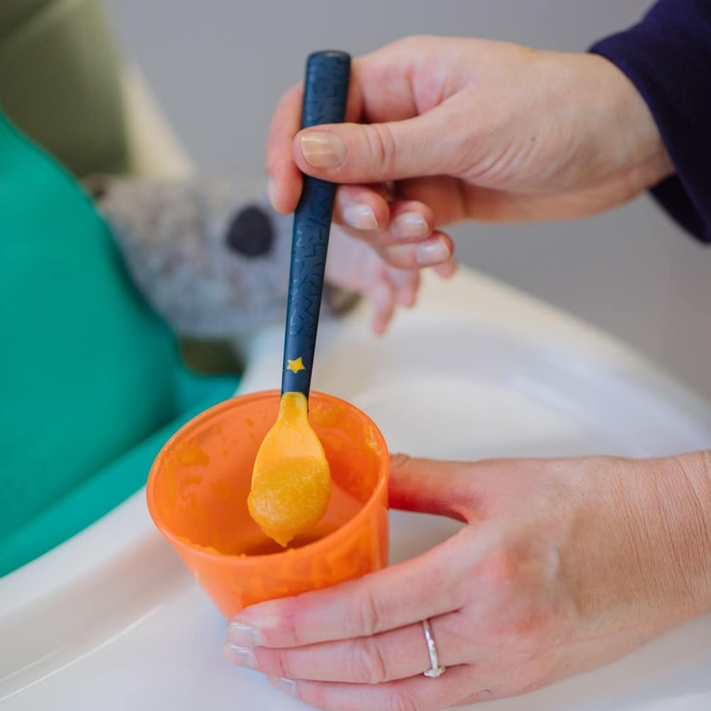 Tomme tippee heat sense soft weaning spoon