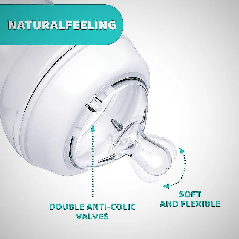 Chicco natural feeling fast flow teat 6m+ 2pack