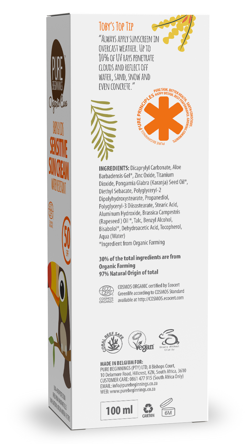 Pure Beginnings Sensitive Sun Cream 100ml