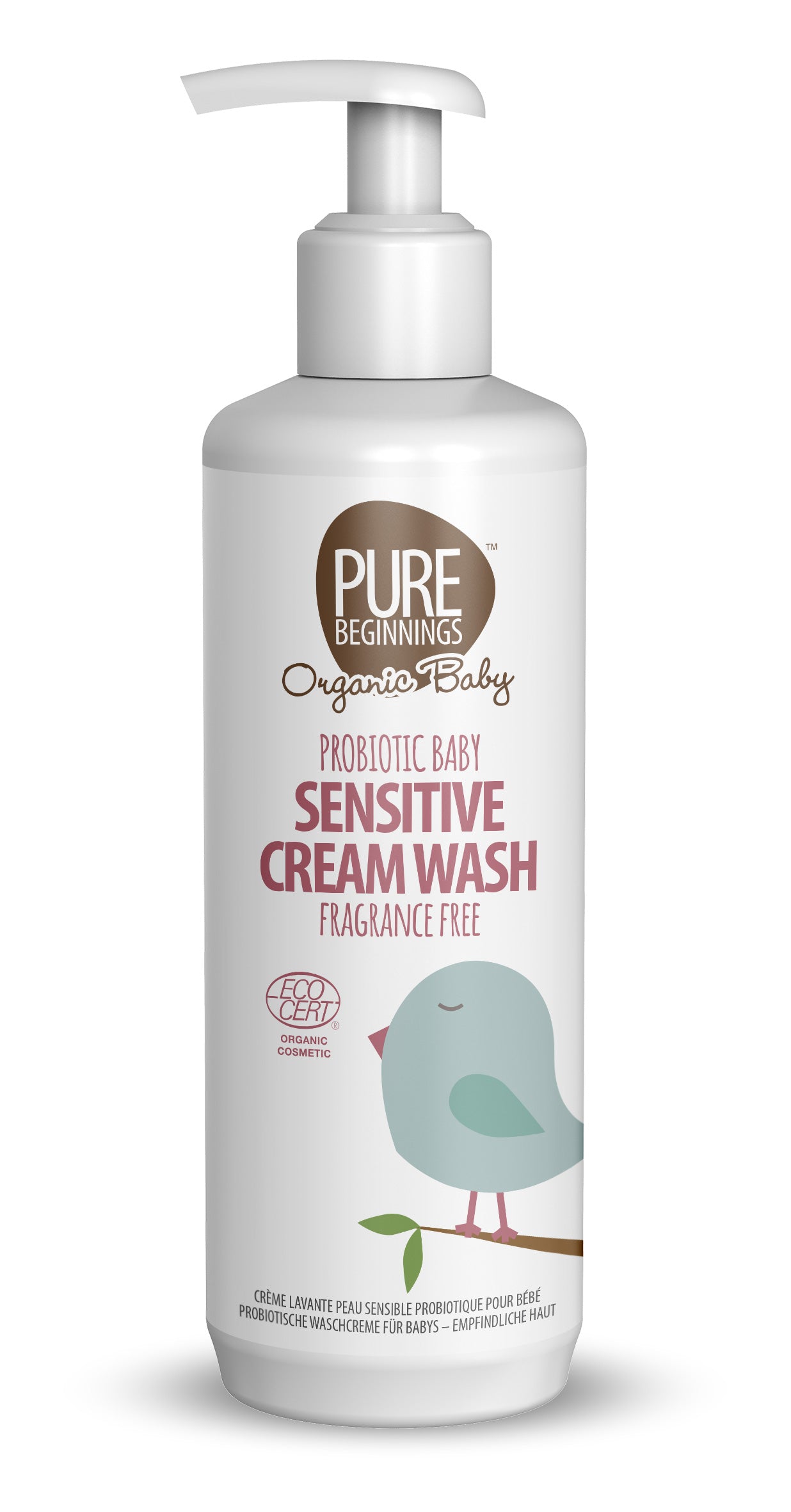 Pure beginnings sensitive cream wash 250ml