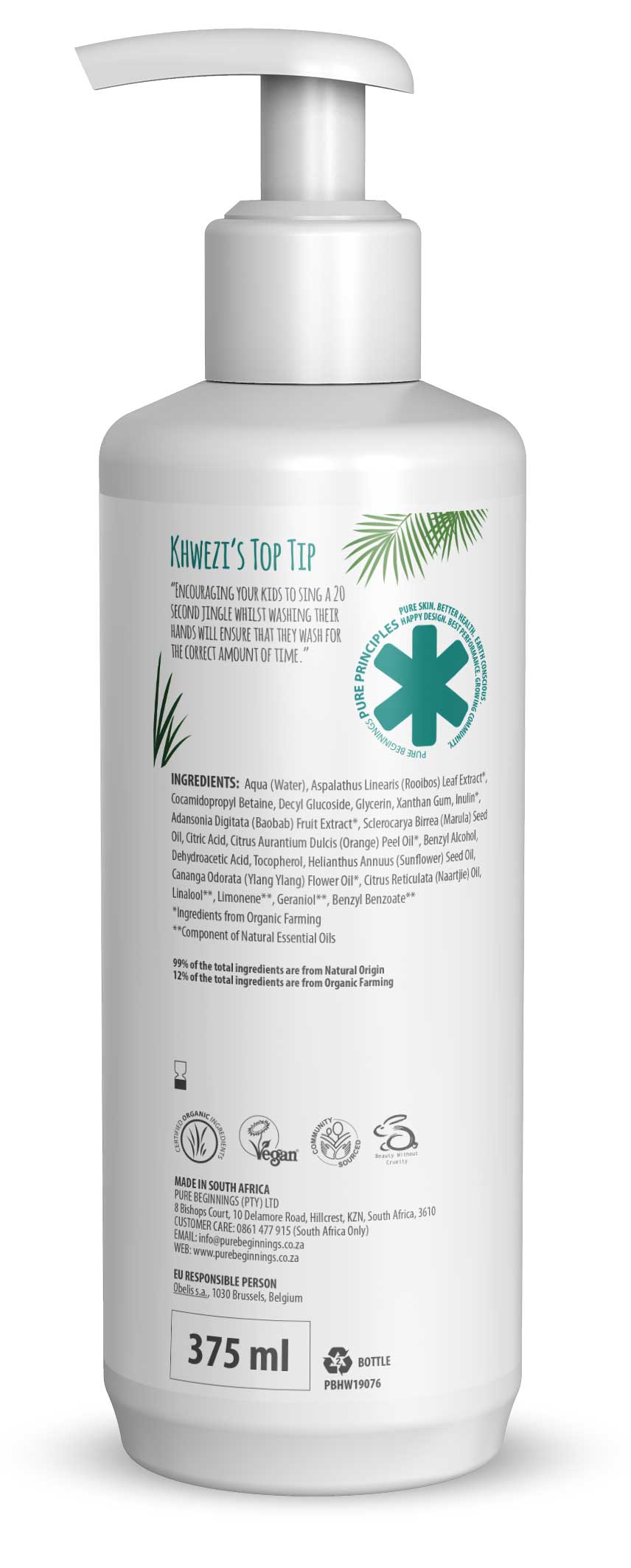 Pure Beginnings Hand Wash