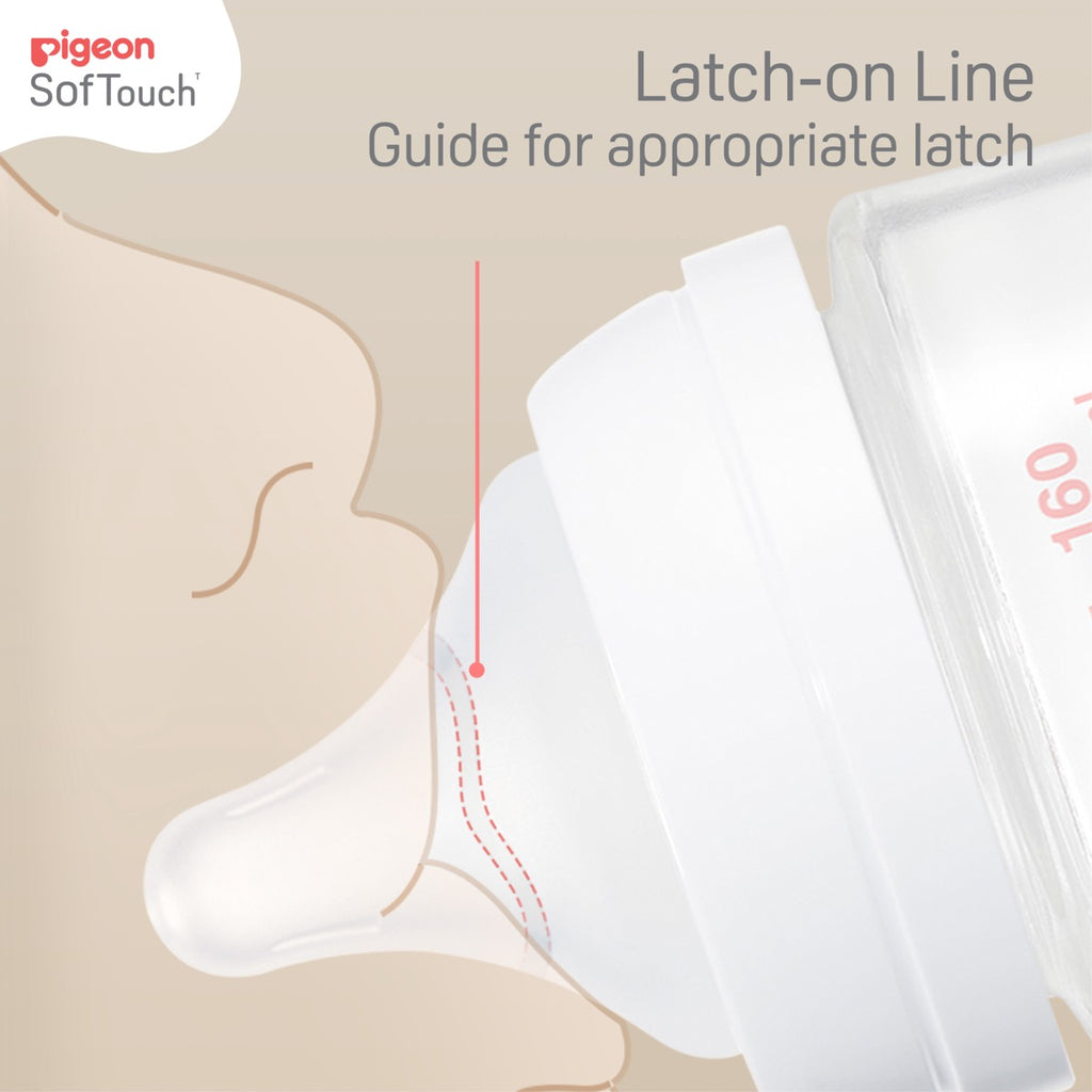 Pigeon Soft touch bottle 330ml 6mt