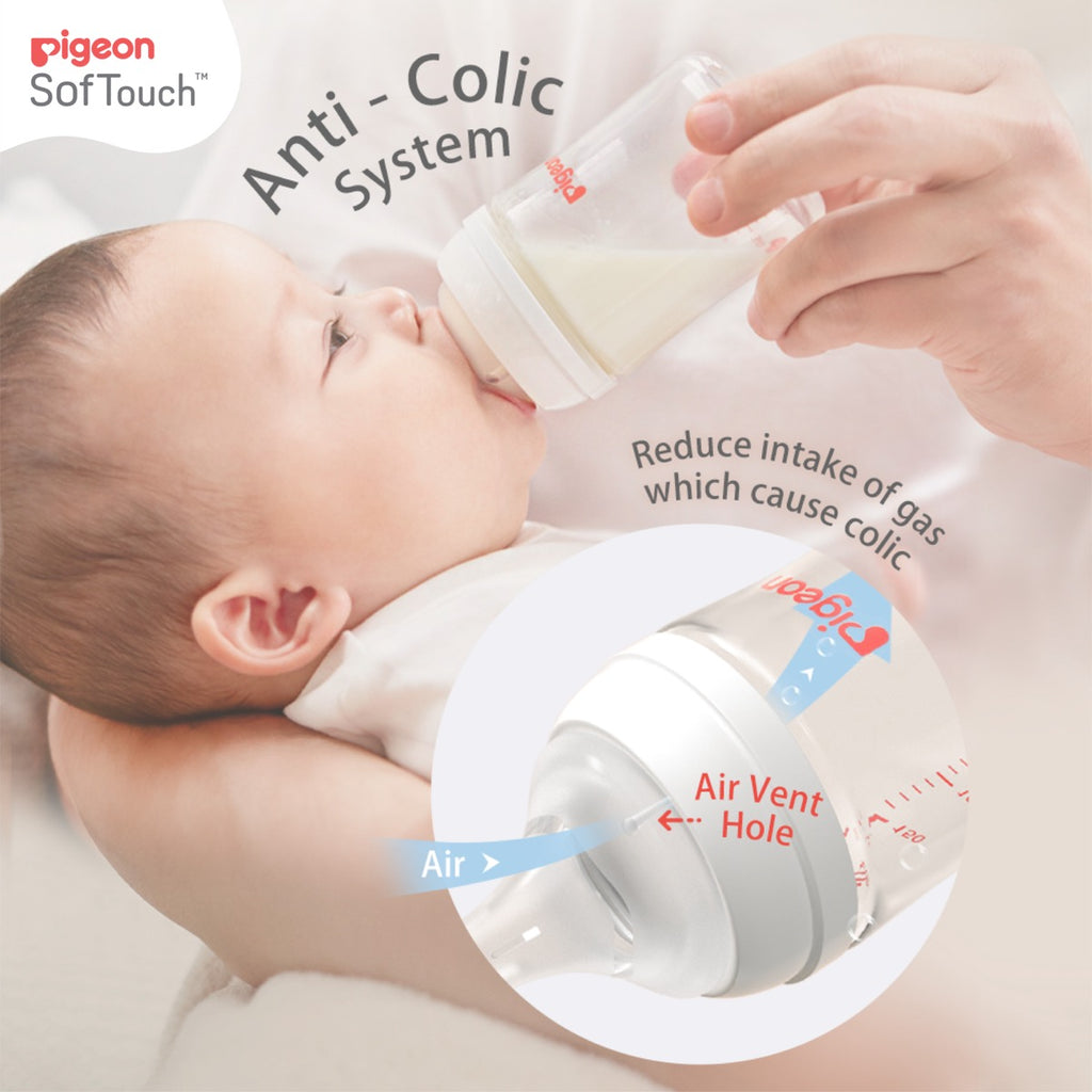Pigeon Soft touch bottle 330ml 6mt