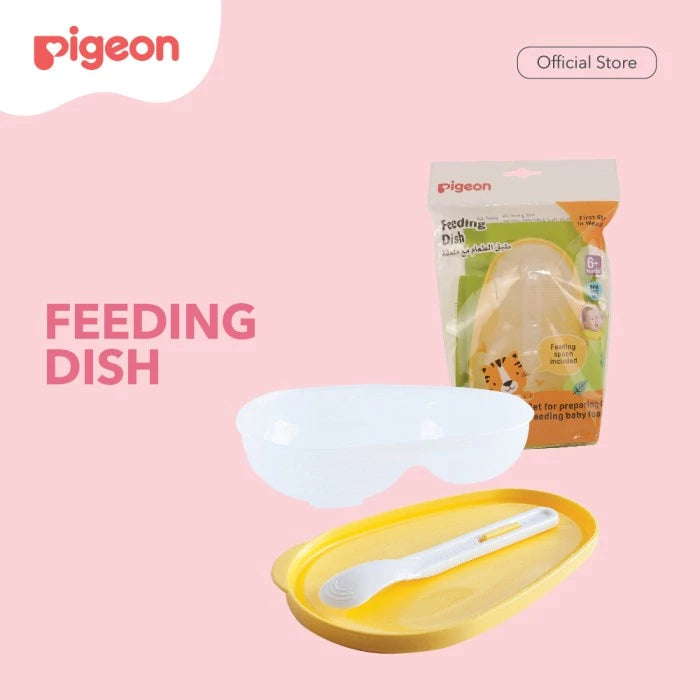 Pigeon feeding dish