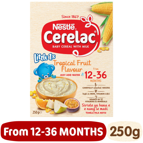 Cerelac baby cereal with milk tropical fruit 250g