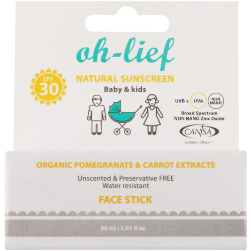 Oh-lief Natural Sunscreen Face Stick