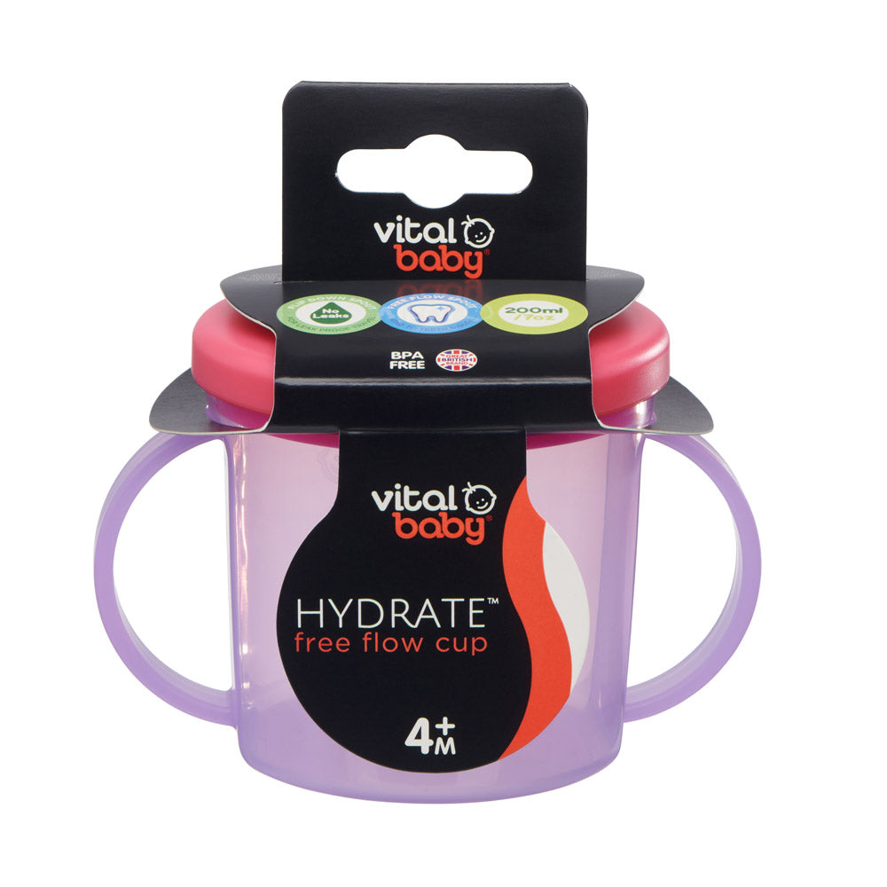 Vital baby free flow cup 200ml