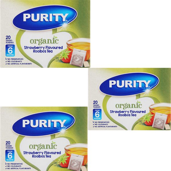 Purity tea strawberry flavour