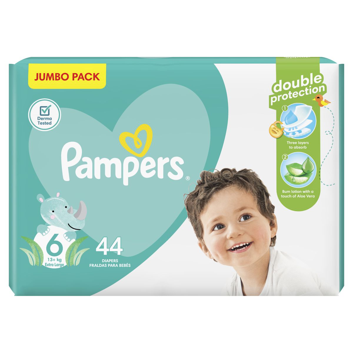 Pampers baby dry diapers size 6