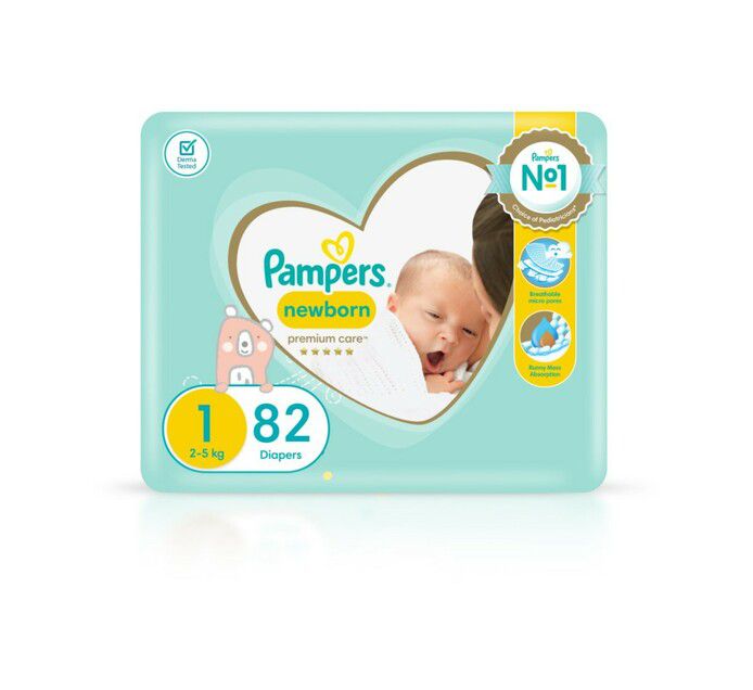 Pampers premium care diapers size 1