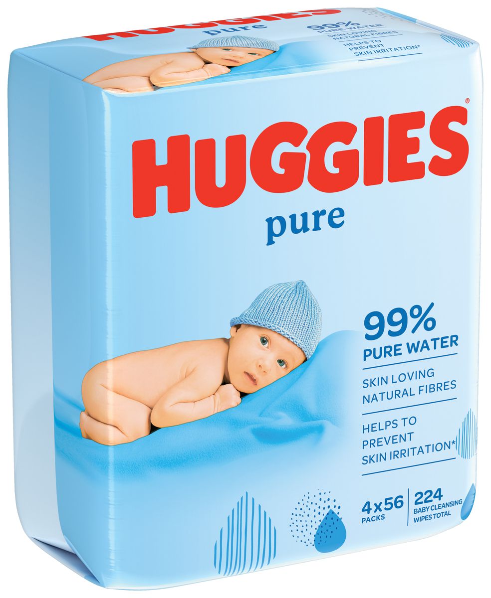 Huggies pure 4 pack