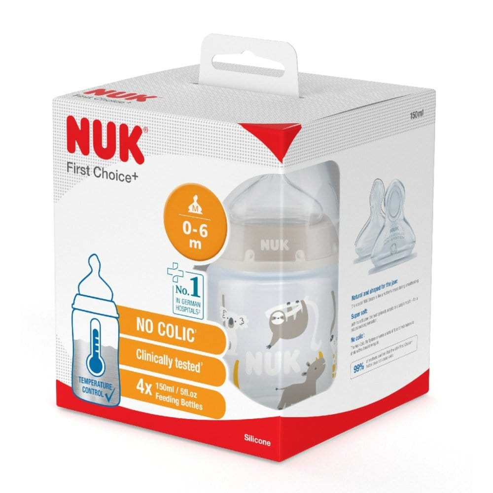 Nuk lst choice no colic 0-6m bottle 150ml temperature control