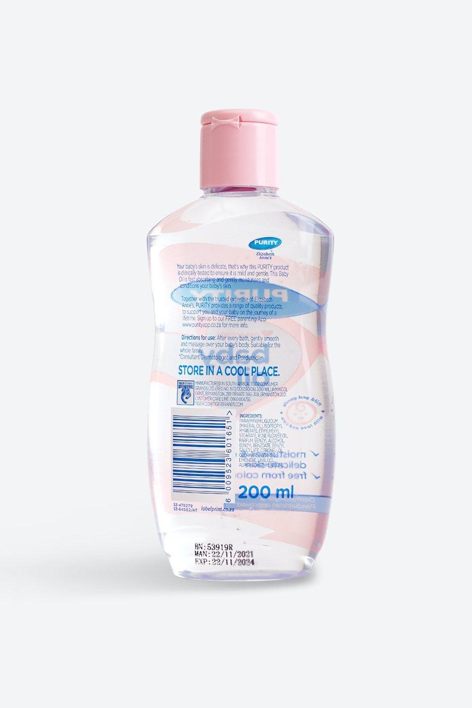 Purity Baby Oil  200ml