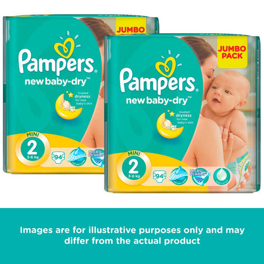 Pampers baby dry diapers size 2