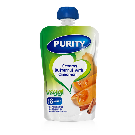 Purity pouch 110ml creamy butternut with cinnamon