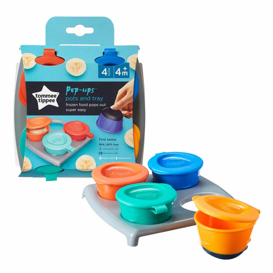 Tomme tippee pop up freezer pots & tray