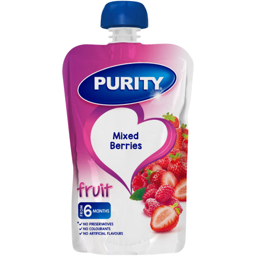 Purity pouch 110ml mixed berries