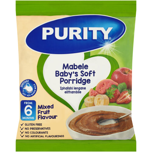 Purity Soft Poridge Mabele mixed fruit 400g