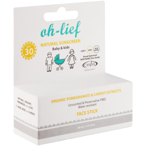 Oh-lief Natural Sunscreen  Face Stick