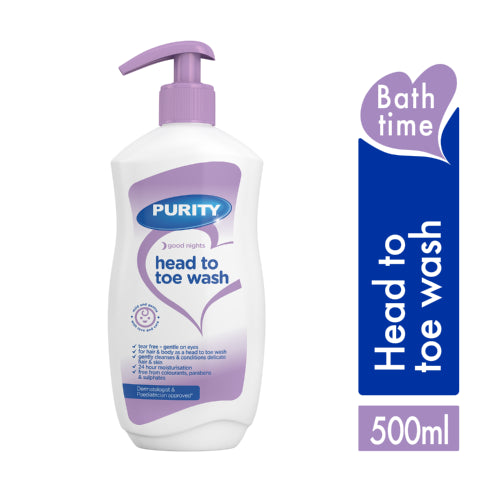 Purity Head To Toe wash Good nite 500ml