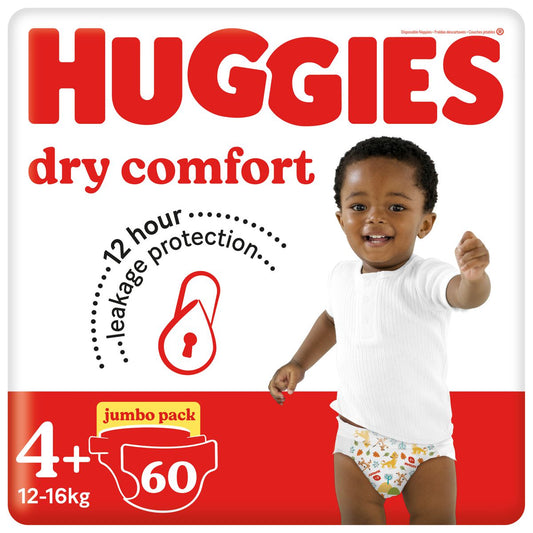 huggies dry comfort 4+