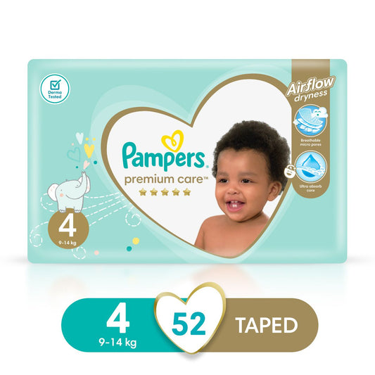 Pampers premium care diapers size 4