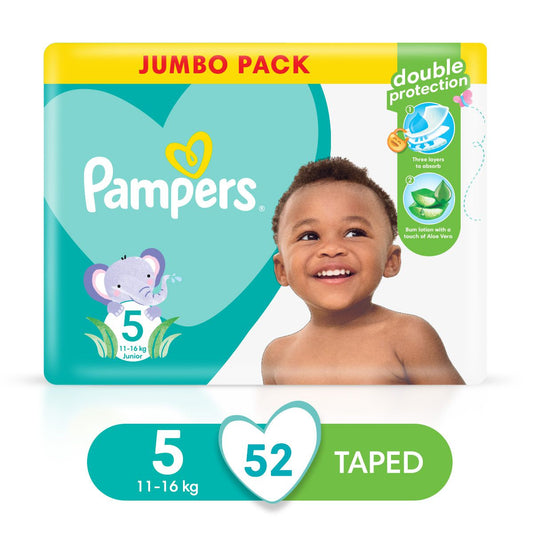 Pampers baby dry diapers size 5+