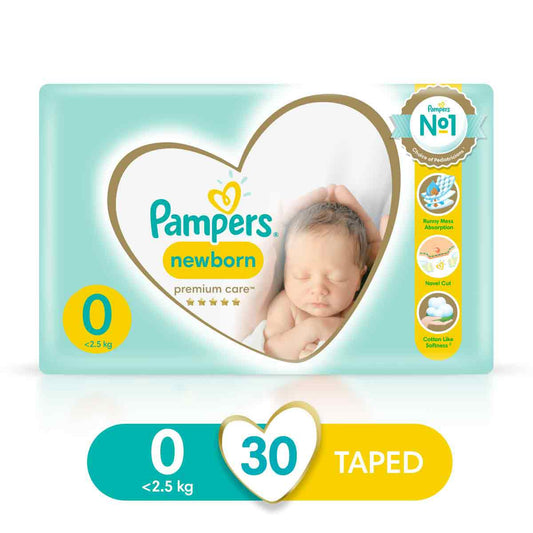Pampers premium care diapers size 0